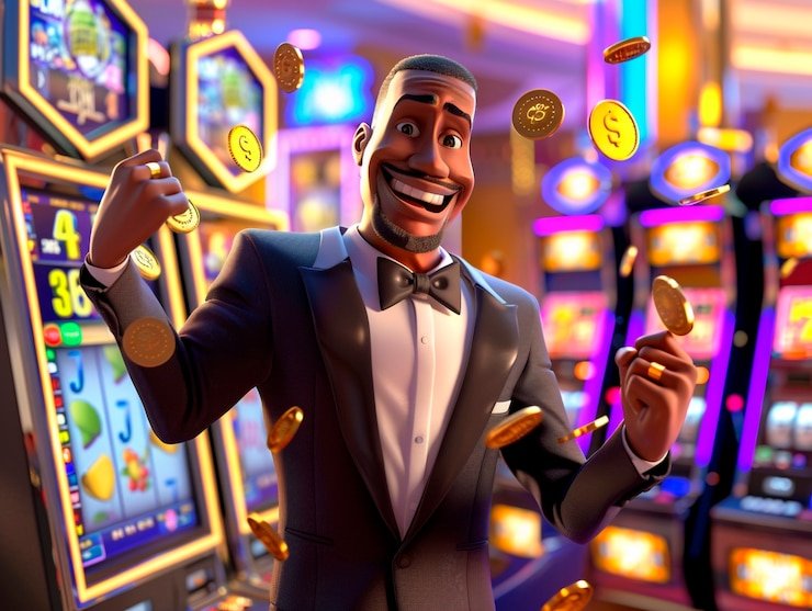 Permainan slot Bigger Bass Bonanza dengan tema memancing di wow 77